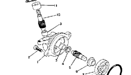 Speedometer - Gear Unit for снегохода YAMAHA EW643B1973 year 