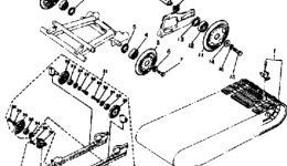 Track Suspension 1 for снегохода YAMAHA ENTICER 340 (ET340H)1984 year 