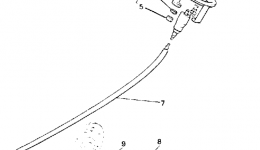 Измерительные приборы для снегохода YAMAHA BRAVO LT (LONG TRACK) (BR250TT)1993 г. 