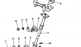 Steering для снегохода YAMAHA SNOSCOOT (SV80M)1988 г. 