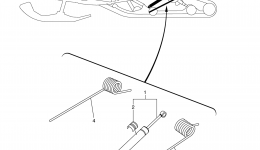 Alternate Rear Suspension для снегохода YAMAHA RS VENTURE (RST90L)2006 г. 