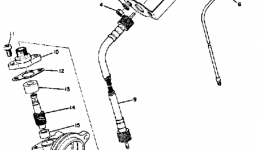 Speedometer (Alternate Parts) Sl292 - B for снегохода YAMAHA SL292C CA1973 year 