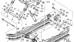 Track Suspension 2 for снегохода YAMAHA EXCITER LE (ELEC START) (EX570EP)1990 year 