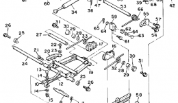 Track Suspension 2 for снегохода YAMAHA ENTICER LTR (LONG TRACK+REVERSE) (ET340TRM)1988 year 