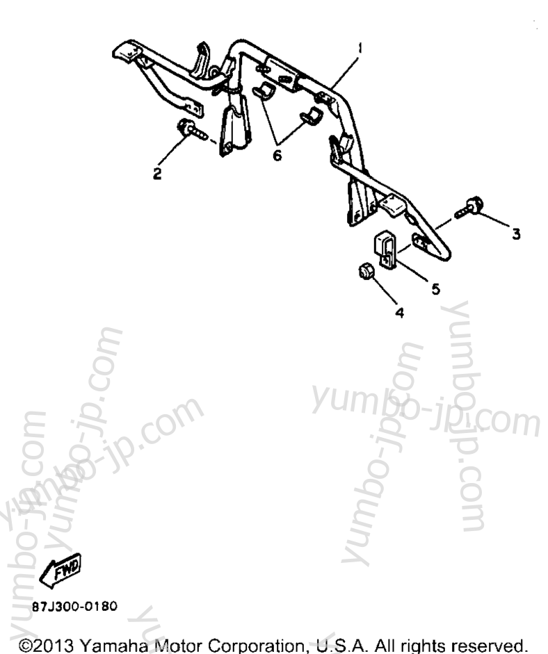 Steering Gate для снегоходов YAMAHA PHAZER SS (PZ480B) 1998 г.