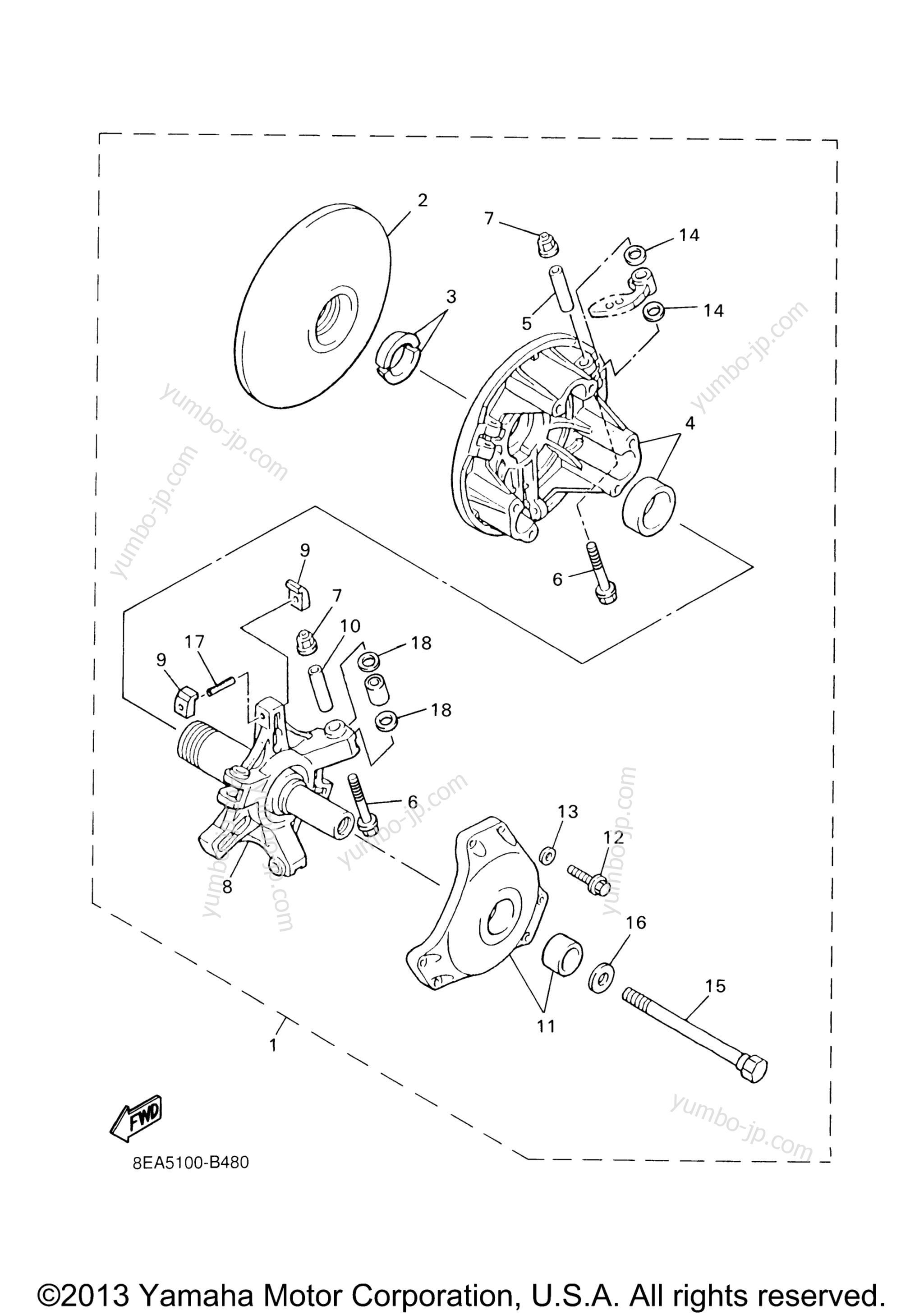 Alternate Rebuild Kit для снегоходов YAMAHA SX VIPER S (SXV70SJ) 2004 г.