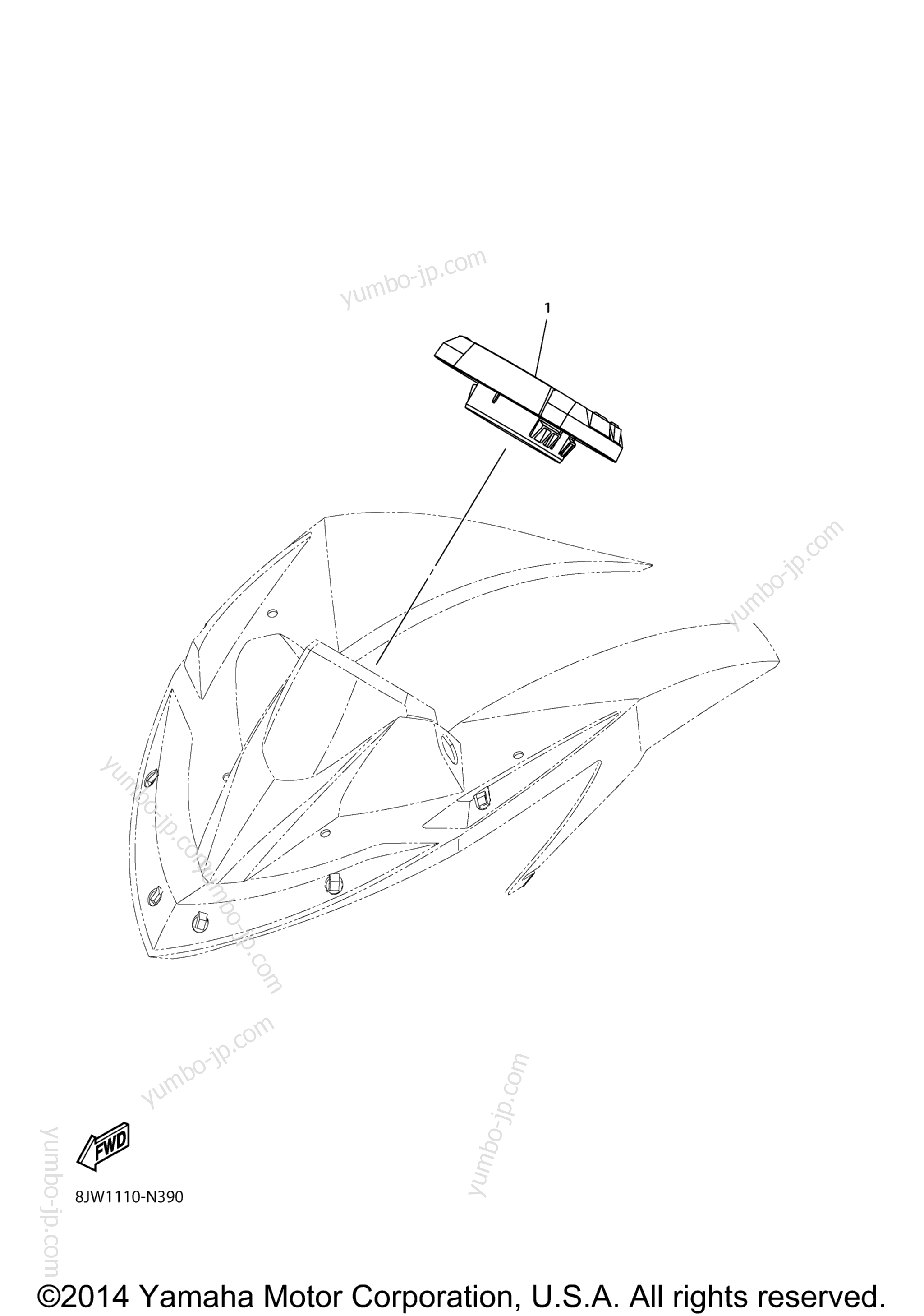 METER for snowmobiles YAMAHA SRVIPER R TX DX (SR10RDFR) 2015 year