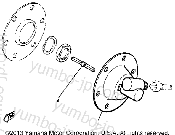 Speedometer - Gear Unit для снегоходов YAMAHA SS440E 1981 г.