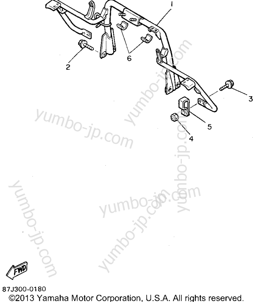 Steering Gate for snowmobiles YAMAHA PHAZER II LE (ELEC START) (PZ480EU) 1994 year