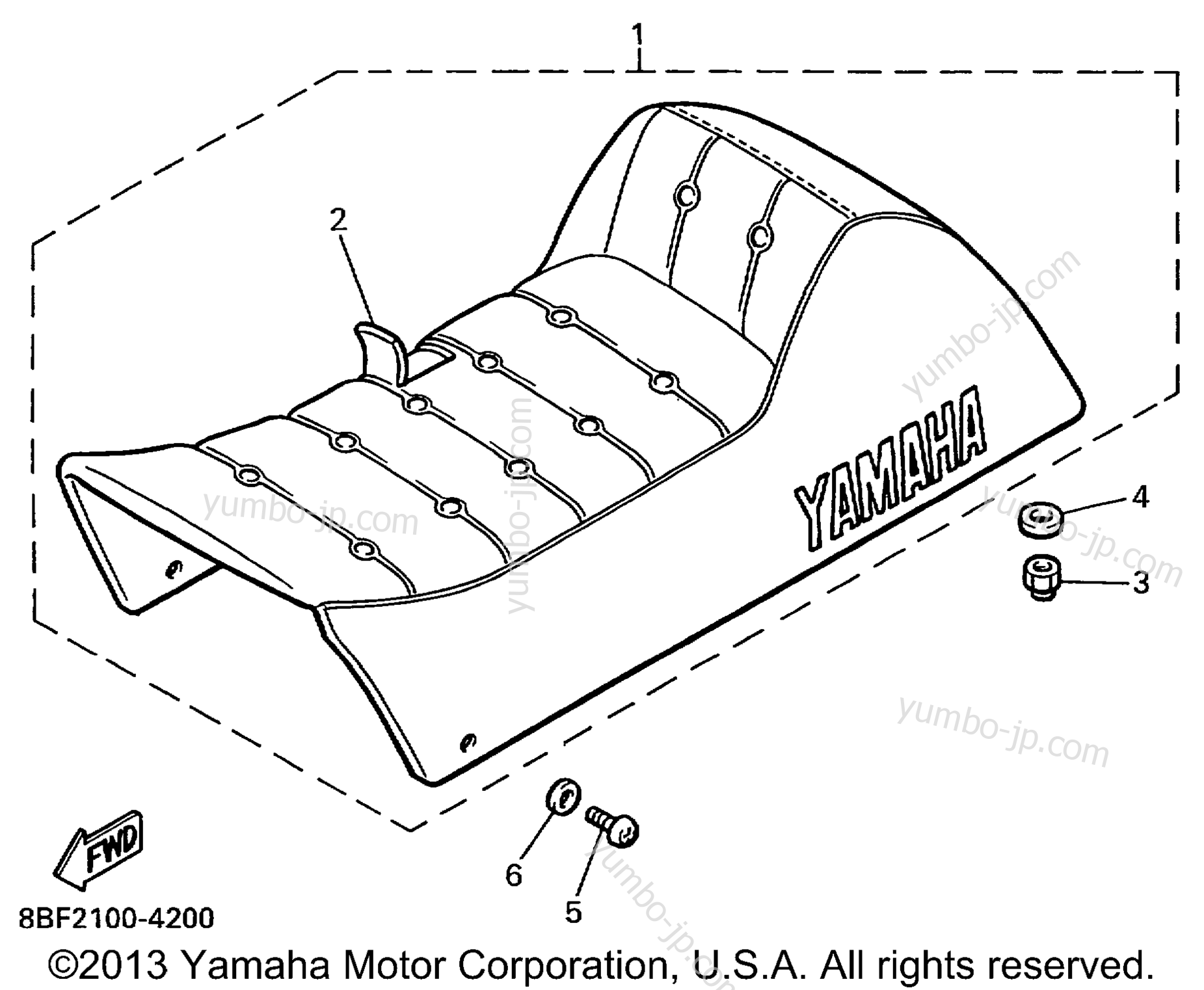 SEAT for snowmobiles YAMAHA PHAZER MOUNTAIN LITE (PZ480STC) 1999 year