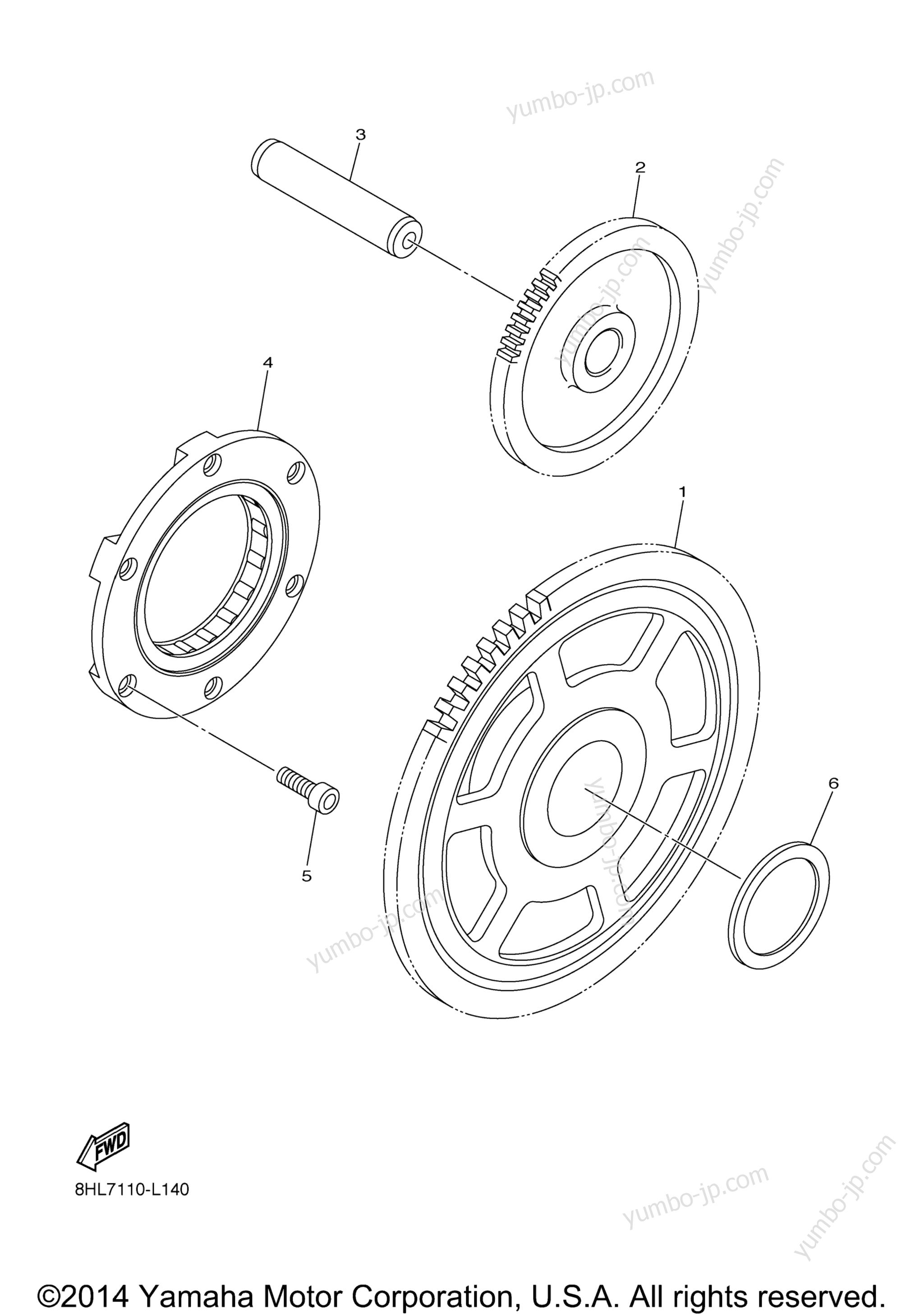 STARTER для снегоходов YAMAHA SRVIPER X TX LE (SR10XLFO) 2015 г.