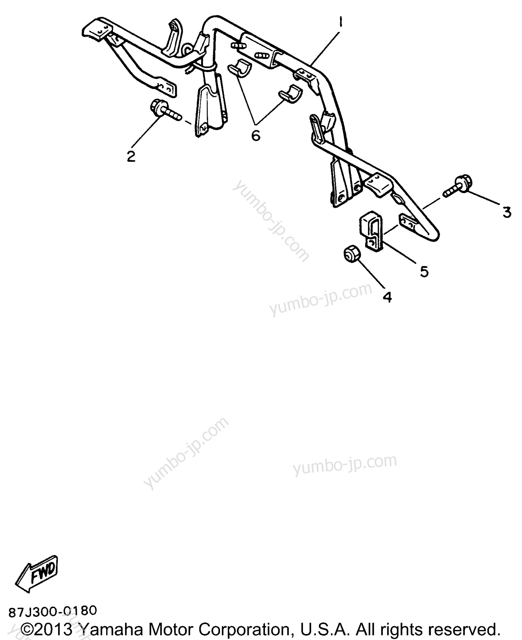 Steering Gate for snowmobiles YAMAHA PHAZER II (PZ480W) 1996 year