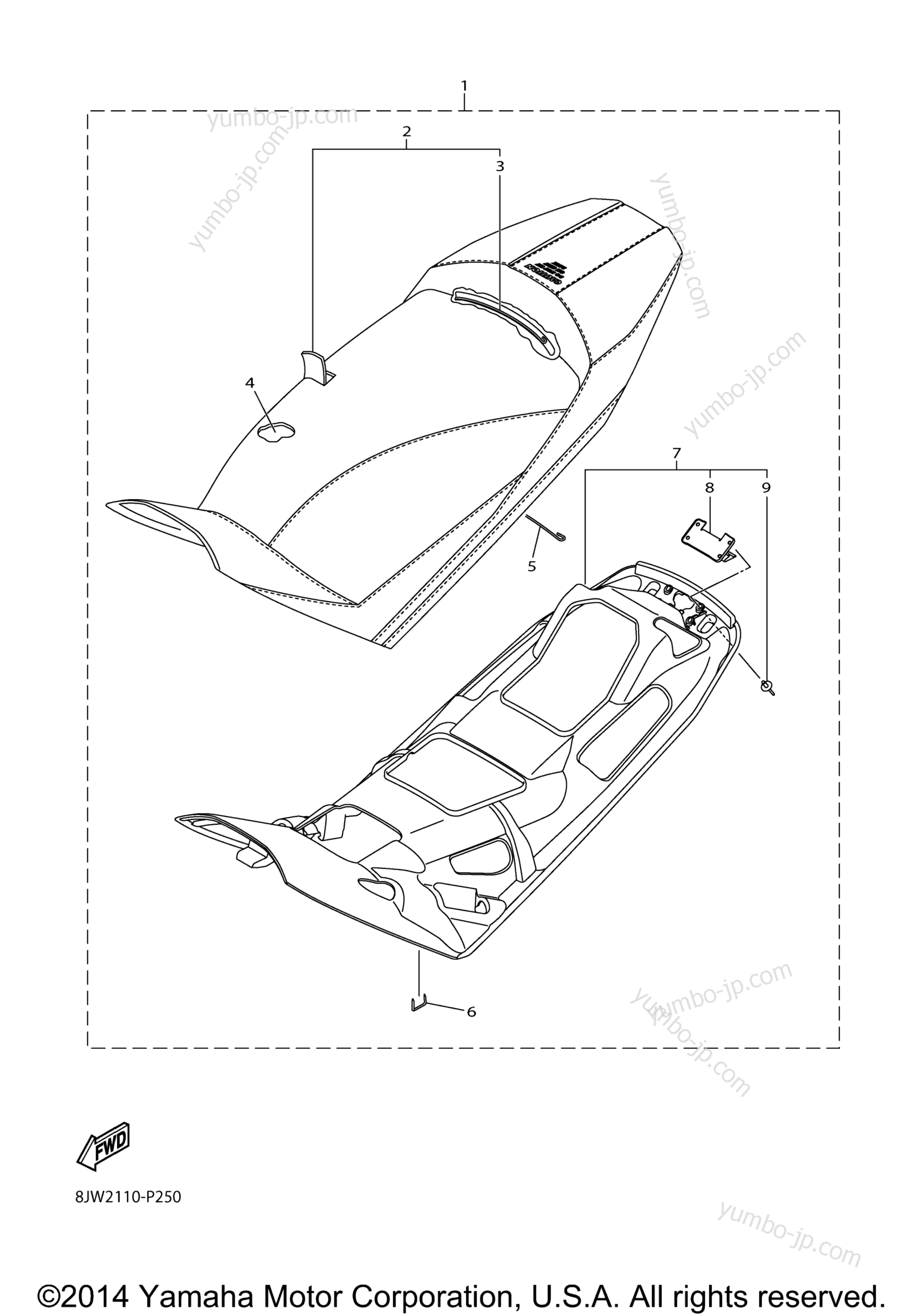 SEAT для снегоходов YAMAHA SRVIPER R TX LE (SR10RLFL) 2015 г.