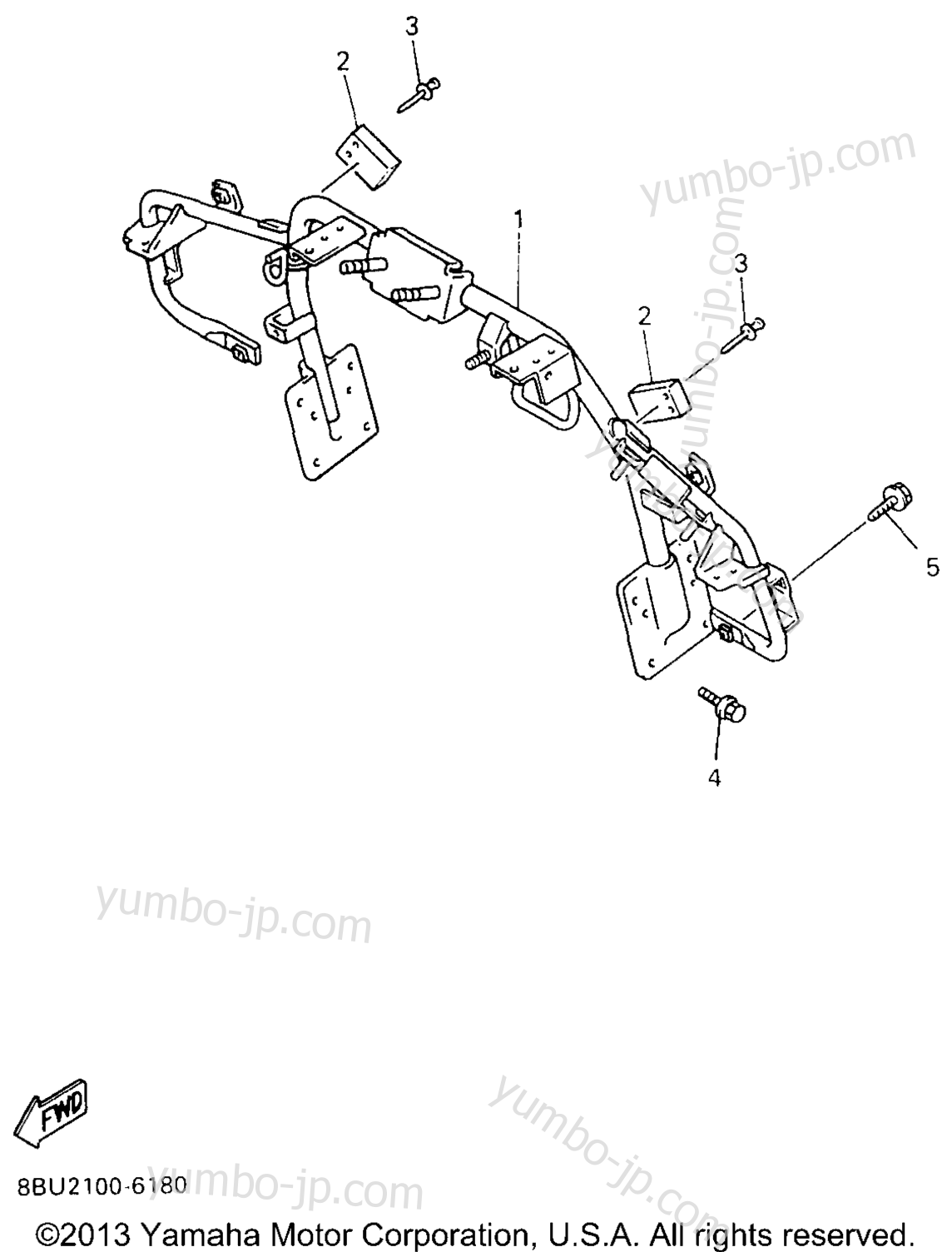 Steering Gate for snowmobiles YAMAHA VMAX-4 800 (VX800A) 1997 year