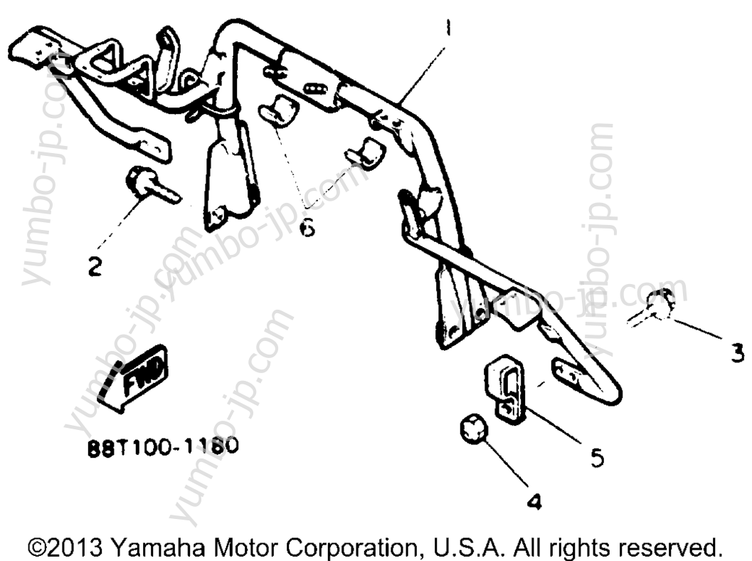 Steering Gate для снегоходов YAMAHA VENTURE GT (VT480GTT) 1993 г.