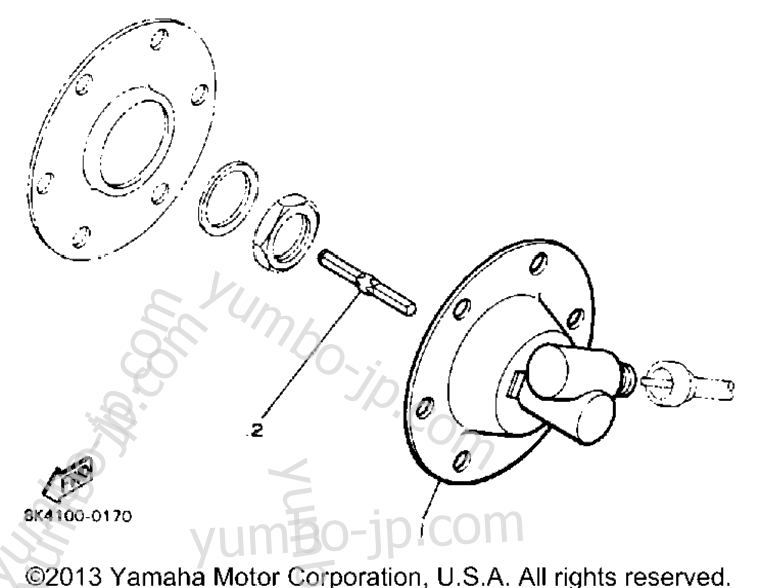 Speedometer Gear Unit for snowmobiles YAMAHA PHAZER (PZ480H) 1984 year