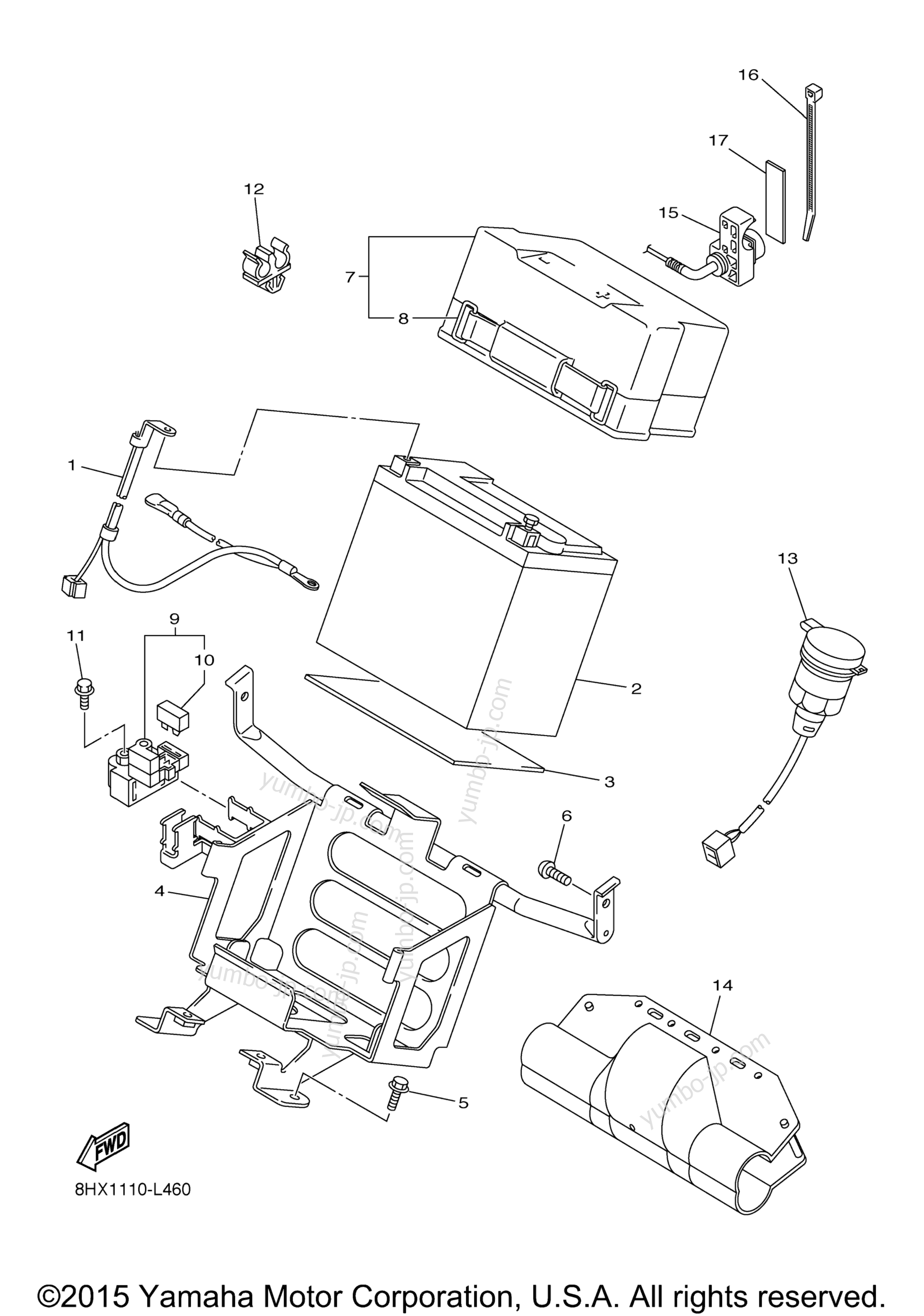 Electrical 2 for snowmobiles YAMAHA RS VENTURE TF (RST90PTFFB) 2015 year