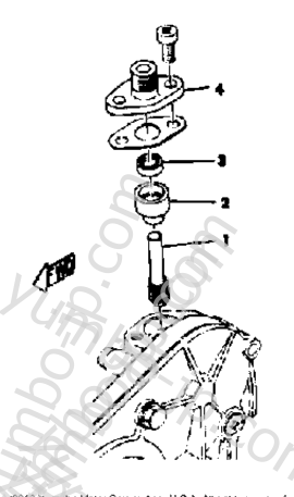 Tachometer - Gear Unit for snowmobiles YAMAHA SW433B 1972 year