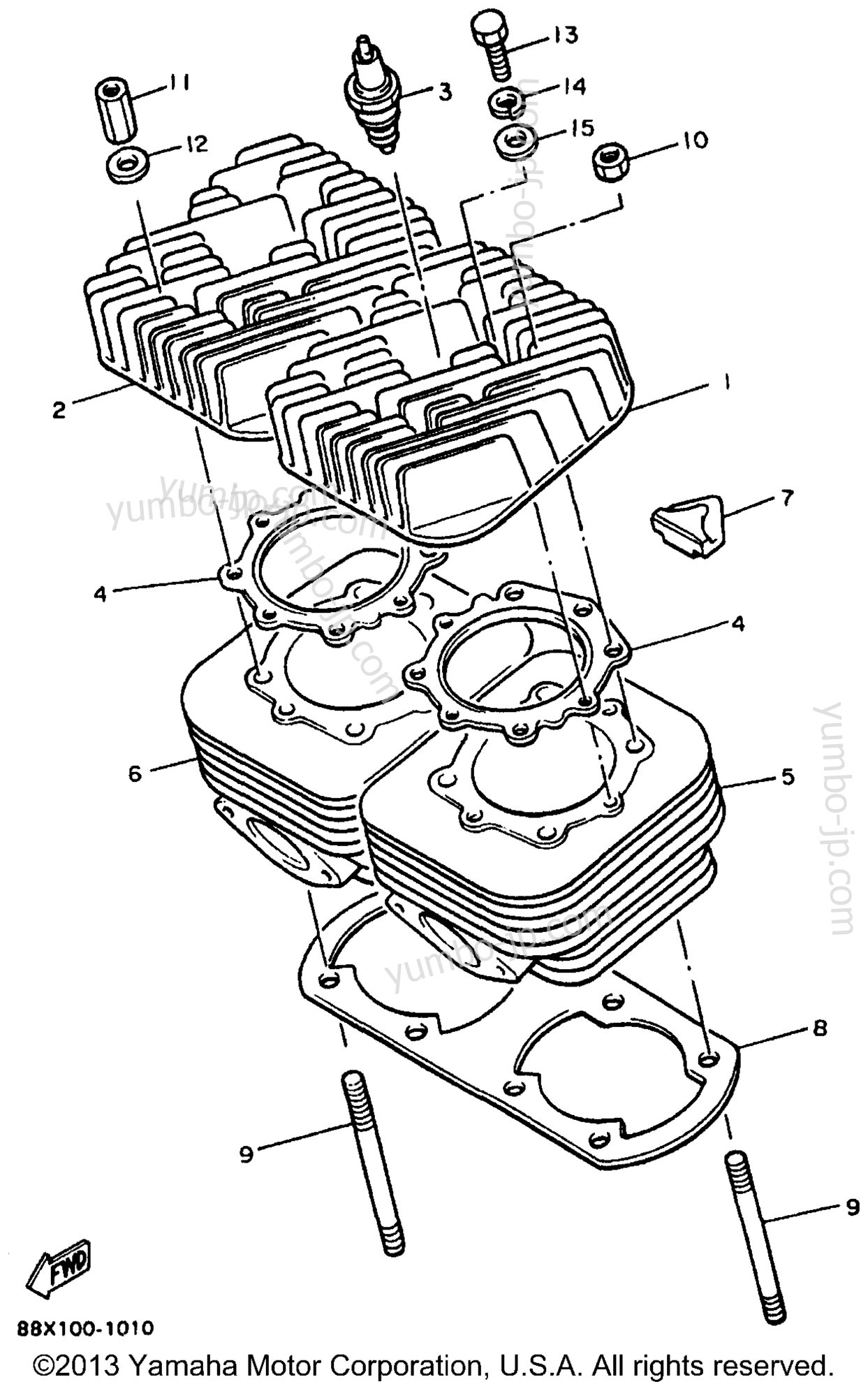 YUMBO | spare parts catalog for снегохода YAMAHA VENTURE XL