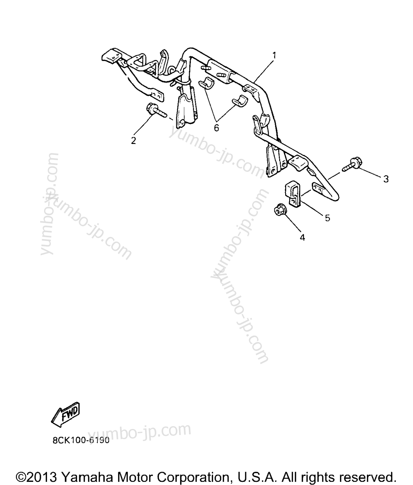 Steering Gate для снегоходов YAMAHA VENTURE TR (VT480TRA) 1997 г.