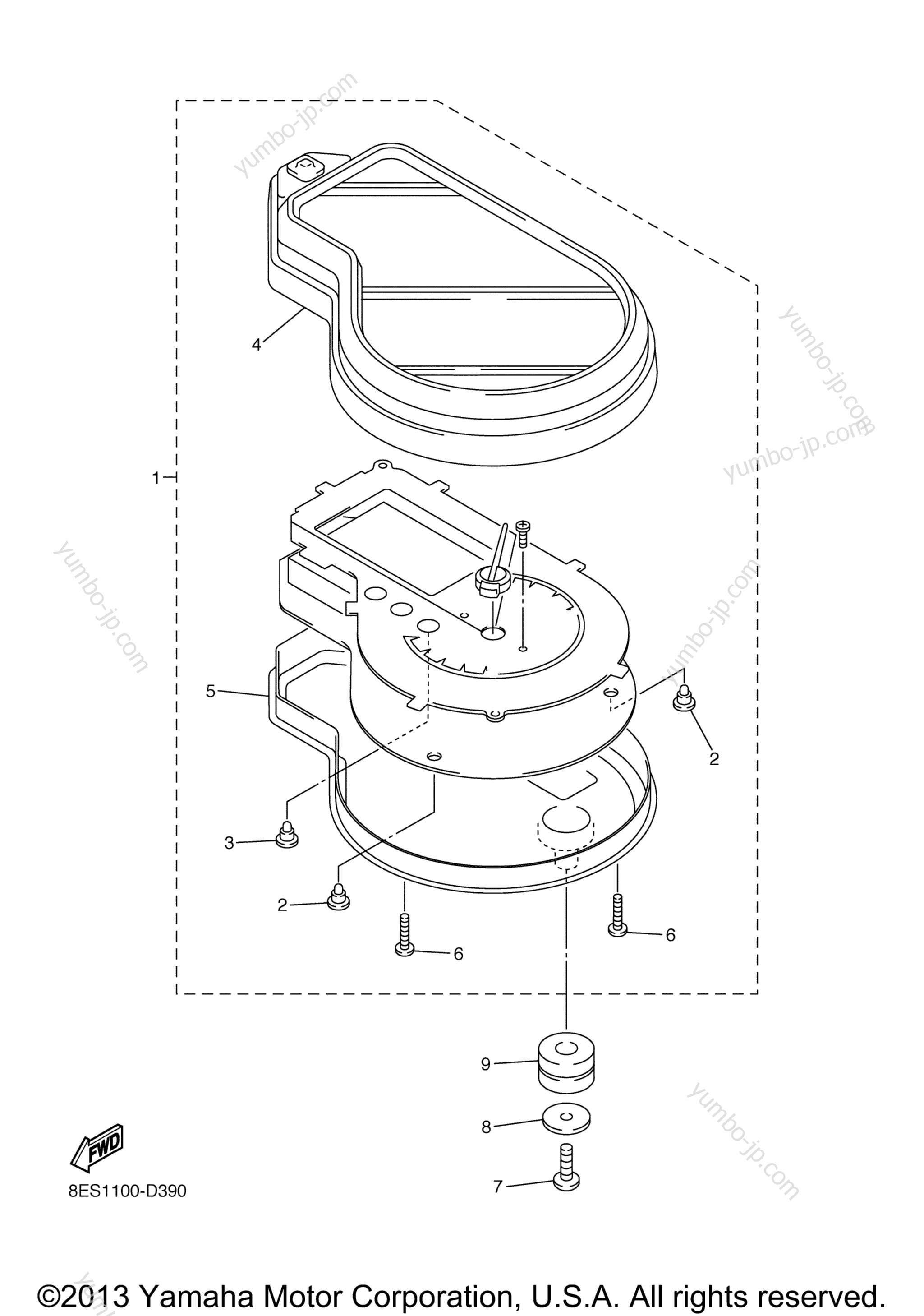 METER for snowmobiles YAMAHA RS VENTURE (RST90BS) 2012 year