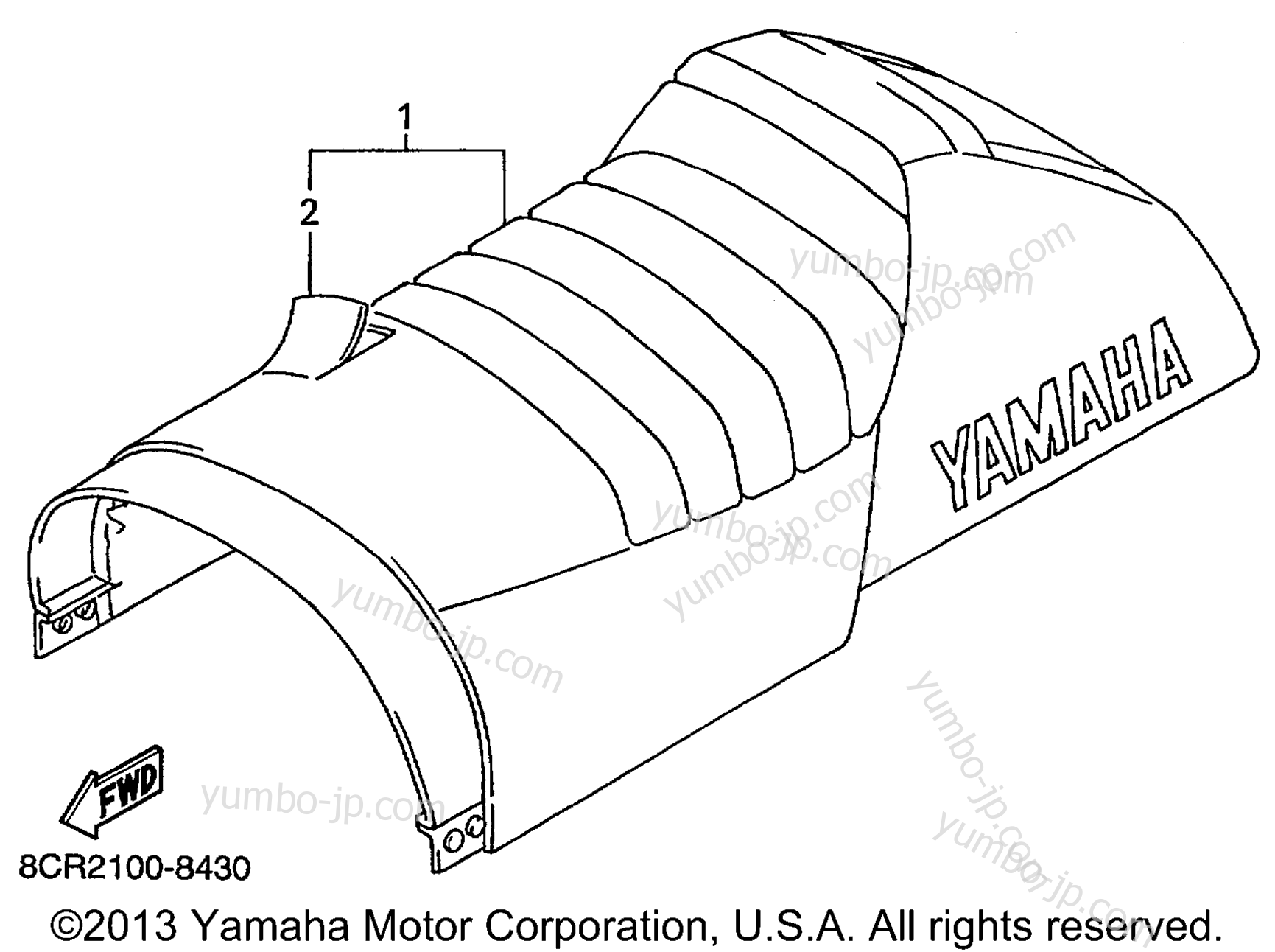 Alternate Body Rig 3 for snowmobiles YAMAHA VMAX 700 DELUXE (ELEC START) (VX700ERC) 1999 year