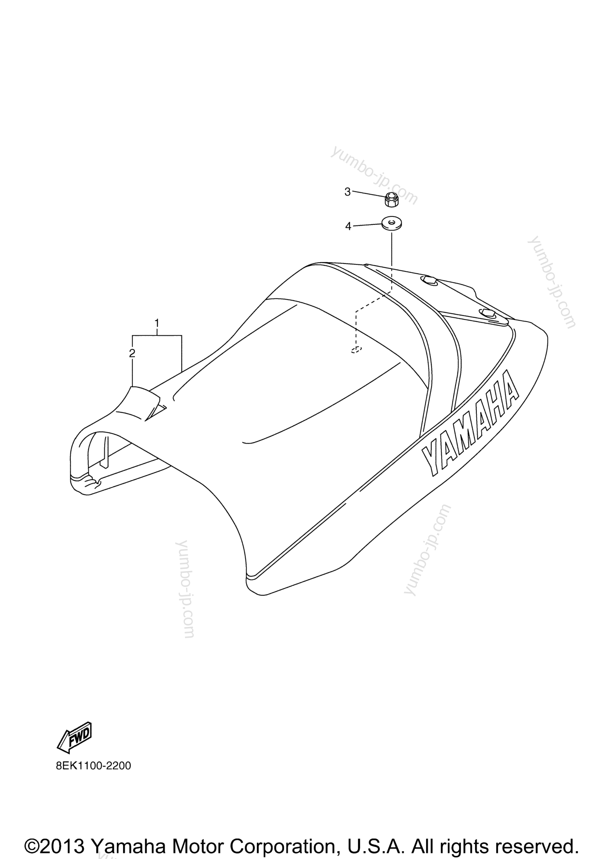 SEAT for snowmobiles YAMAHA SX VIPER MOUNTAIN (SXV70MK) 2005 year