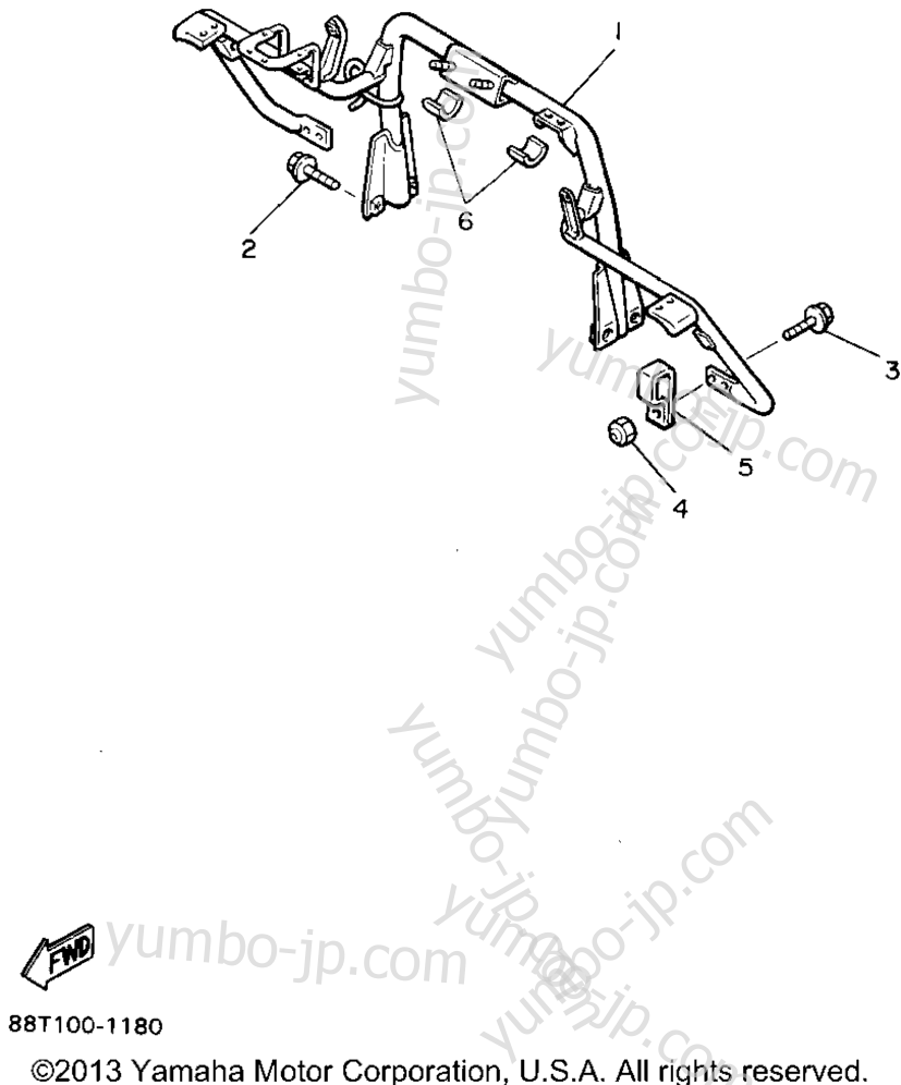 Steering Gate для снегоходов YAMAHA VENTURE XL (VT480U) 1994 г.