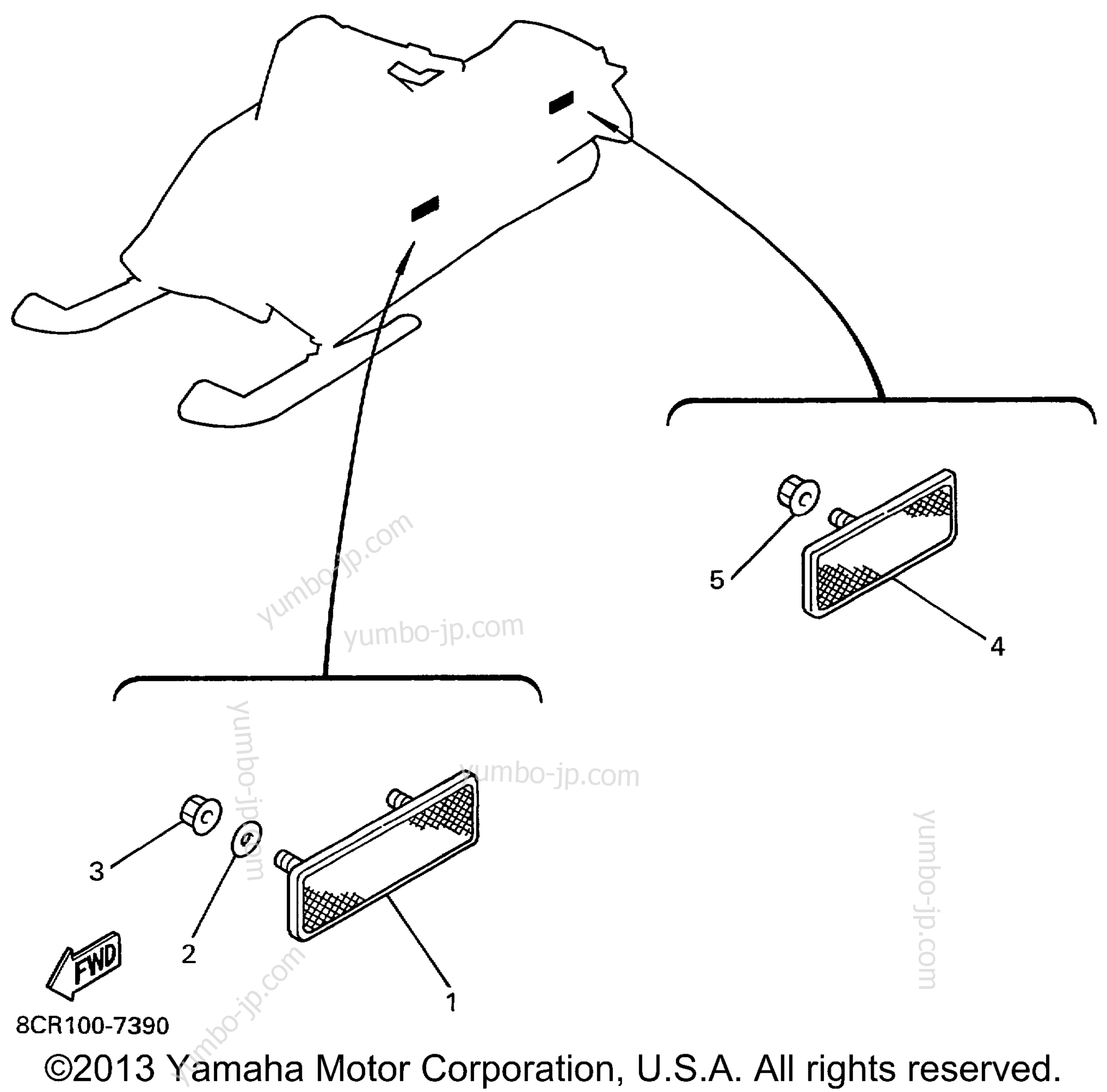 Electrical 3 for snowmobiles YAMAHA VENTURE 500 XL (VT500XLC) 1999 year