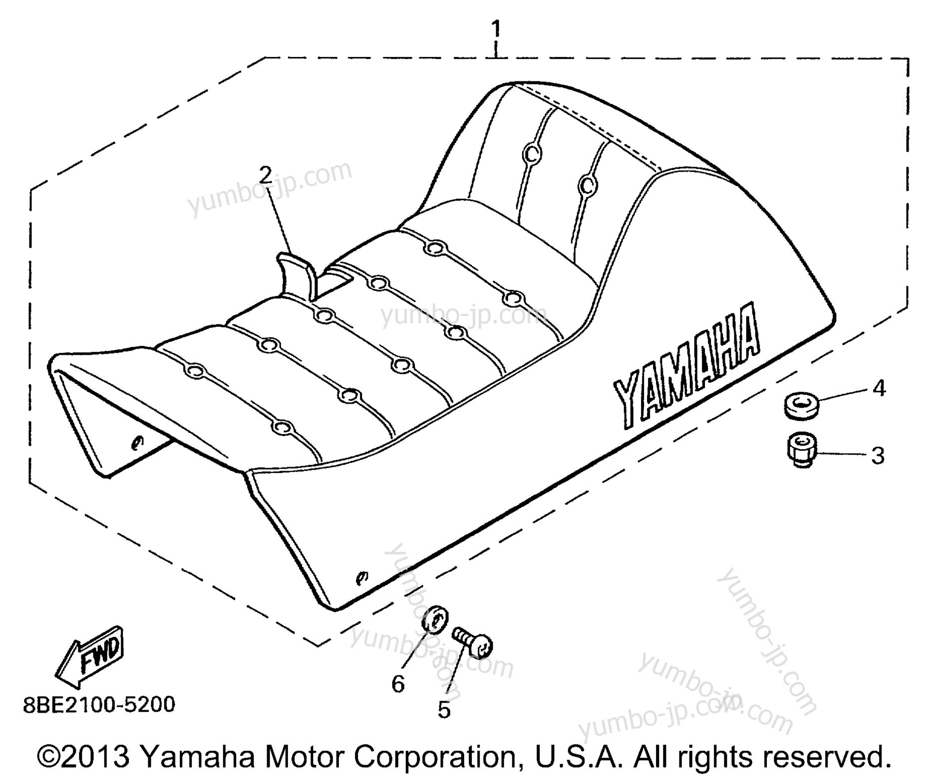 SEAT for snowmobiles YAMAHA OVATION LE (CS340EC) 1999 year