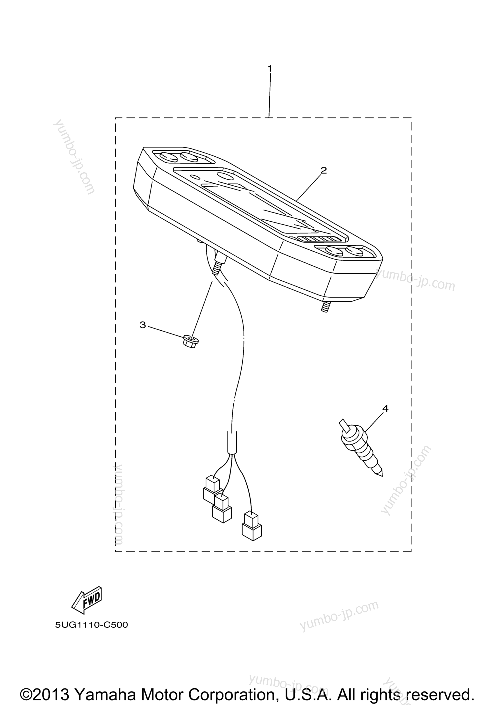 Alternate For Meter for UTVs YAMAHA RHINO 660 (YXR660FAS) 2004 year