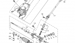 Steering для мотовездехода YAMAHA VIKING EPS (YXM700PFR)2015 г. 