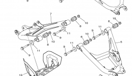 REAR ARM для мотовездехода YAMAHA VIKING VI 700 EPS (YXC700PFG)2015 г. 