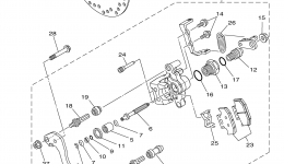 Rear Brake Caliper 2 для мотовездехода YAMAHA VIKING EPS (YXM700PFL)2015 г. 
