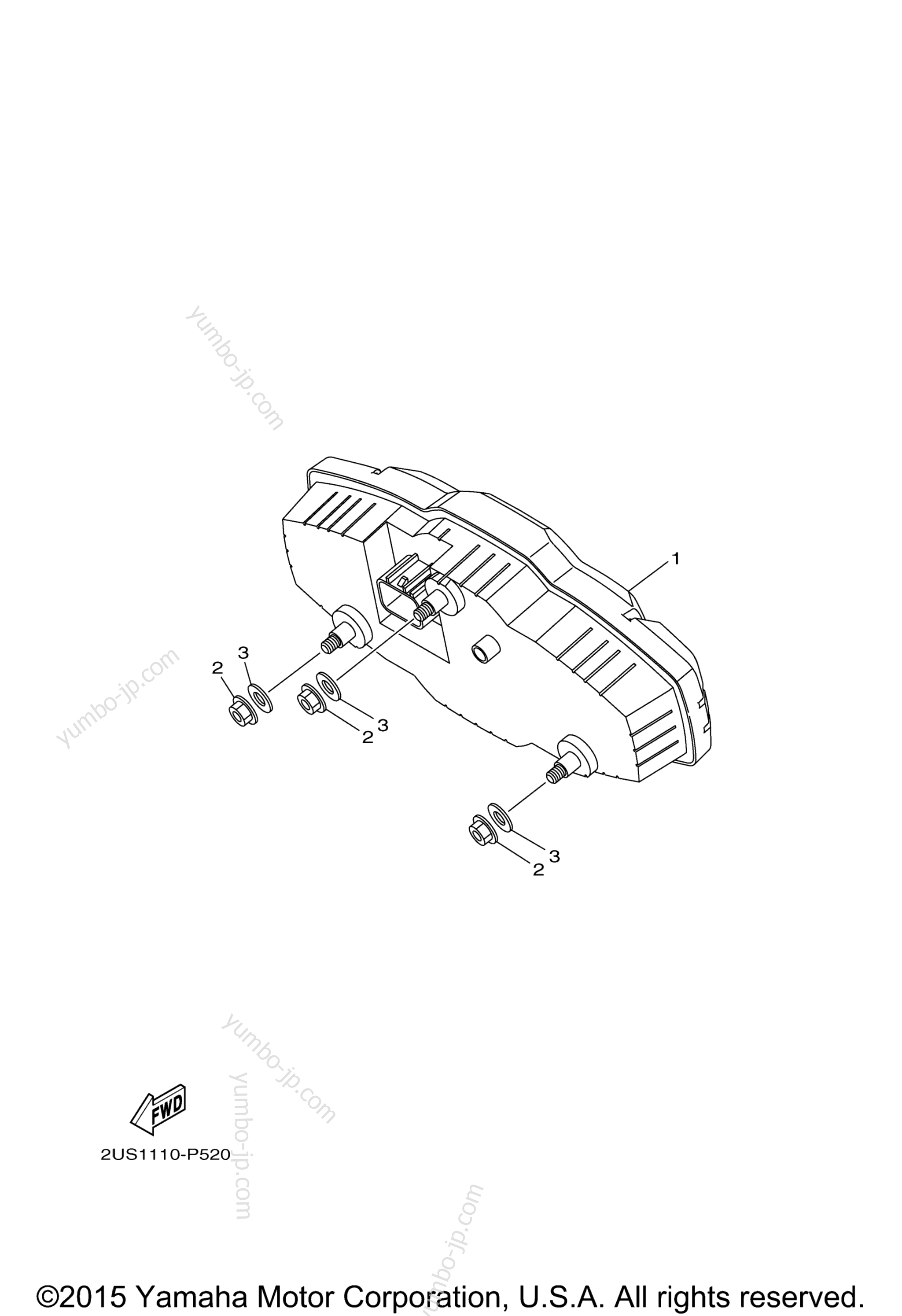 METER for UTVs YAMAHA VIKING (YXM70VDXGG) 2016 year