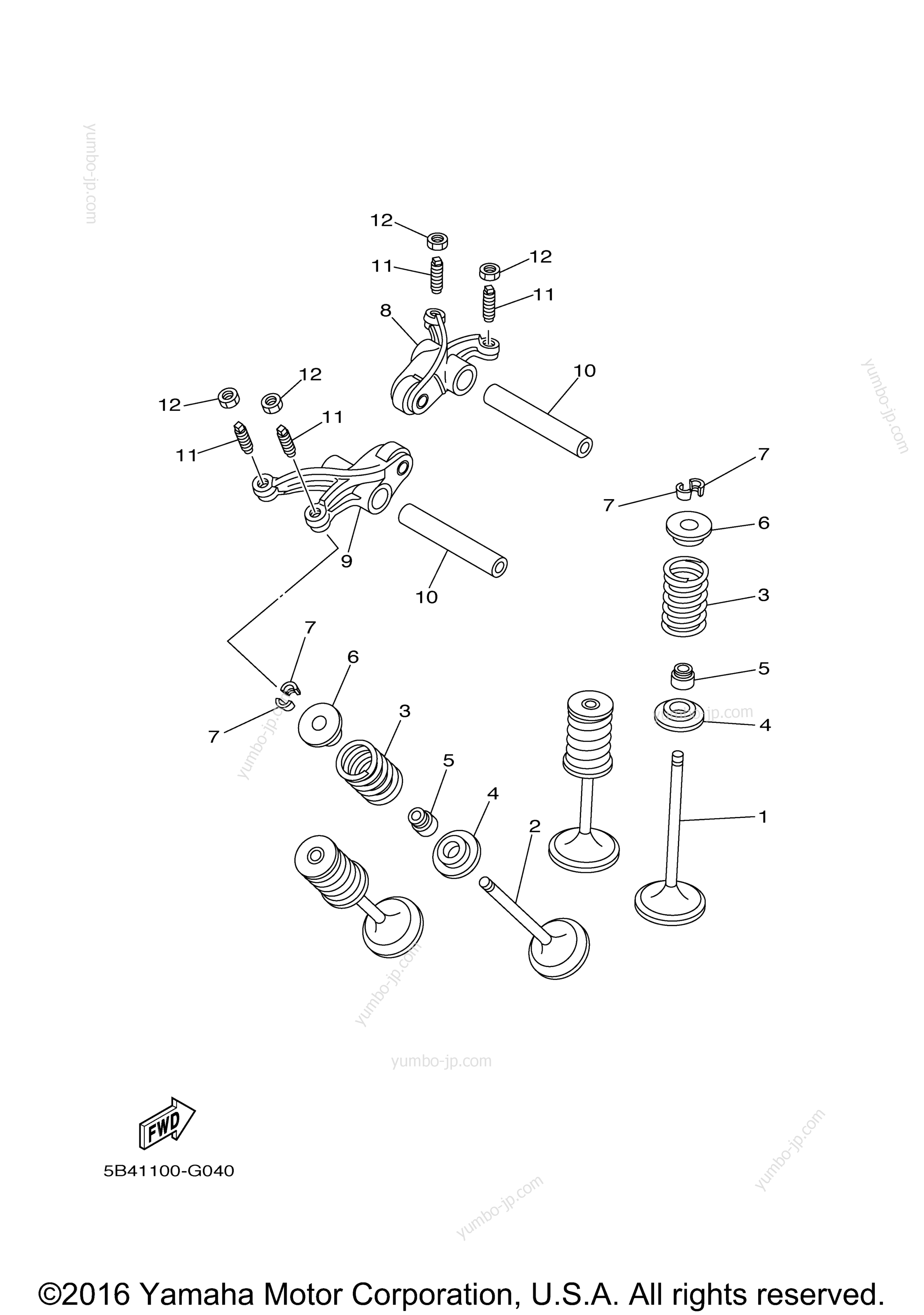 VALVE for UTVs YAMAHA VIKING (YXM70VDHHH) 2017 year