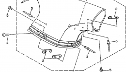 Steering 2 for гидроцикла YAMAHA RA700AT1995 year 