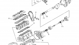 Repair Kit 1 для гидроцикла YAMAHA WAVERUNNER V1 SPORT (VX1100DP)2015 г. 