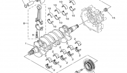 Crankshaft & Piston for гидроцикла YAMAHA FX CRUISER SHO (FA1800AR)2016 year 