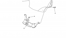 Steering 2 для гидроцикла YAMAHA WAVE RUNNER GP1200R (GP1200ACA) CA2002 г. 