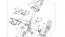 Steering 2 для гидроцикла YAMAHA WAVERUNNER FX HO (FB1800M)2013 г. 
