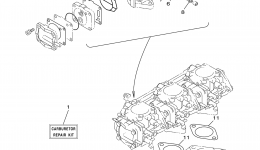 Repair Kit 2 для гидроцикла YAMAHA SUV1200 (SV1200B)2003 г. 