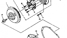 GENERATOR для гидроцикла YAMAHA SUPER JET (SJ650P)1991 г. 
