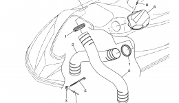Ventilation для гидроцикла YAMAHA WAVERUNNER V1 (VX1100EP)2015 г. 