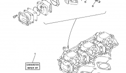 Repair Kit 2 for гидроцикла YAMAHA WAVE RUNNER GP1200 (GP1200W)1998 year 