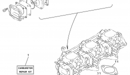 Repair Kit 2 для гидроцикла YAMAHA SUV1200 (SV1200Z)2001 г. 