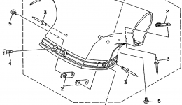 Steering 2 for гидроцикла YAMAHA WAVE RAIDER 1100 (RA1100T)1995 year 