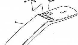 Steering Pole for гидроцикла YAMAHA SUPER JET (SJ650P)1991 year 
