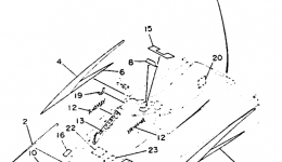 Graphic - Tool для гидроцикла YAMAHA WAVE RUNNER (WR500R)1993 г. 
