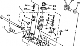 Pole Pivot для гидроцикла YAMAHA SUPER JET (SJ650P)1991 г. 